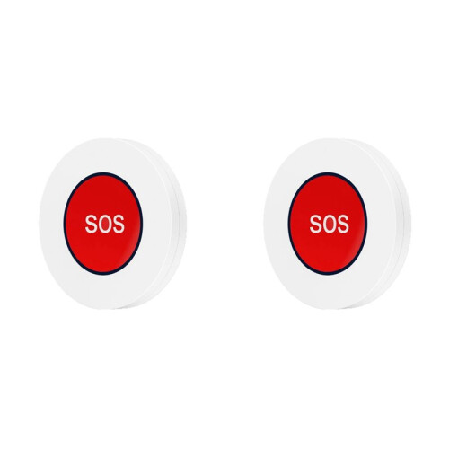 2X Tuya ZigBee SOS Button Sensor Alarm Wireless Emergency Help  Alarm Tuya  Life Remote Control