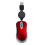 4X  USB Wired Mouse Retractable Cable Tiny Small Mouse 1600 DPI for Windows 98 2000 XP Vista Ve (Red) 2
