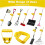 2 Pack Back Saving Tool Handle Attachment, Labor Saving Ergonomic Shovel or Rake Handle Attachment, Tool Handle Grip 5