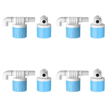 8pcs Automatic Float Valve Water Level Control Horizontal Inflow Installed Inside Tower Tank Side Water Inlet