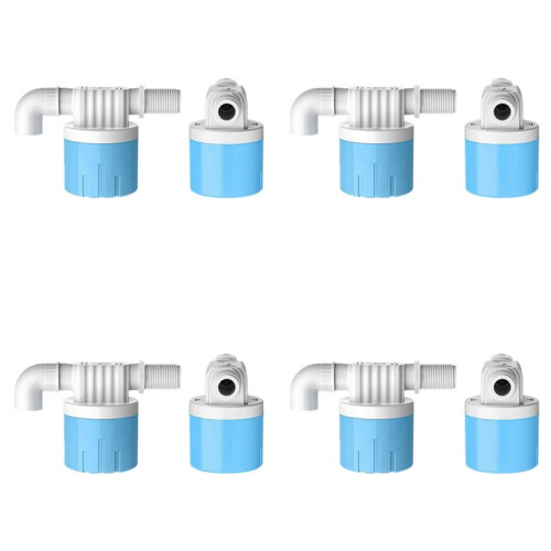 8pcs Automatic Float Valve Water Level Control  Horizontal Inflow Installed Inside Tower Tank Side Water Inlet