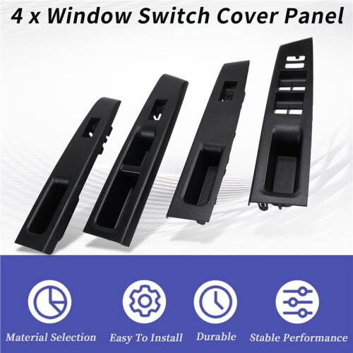 8x RHD para  Vitz 2010 - 2014 Interruptor de Control de Elevación de Ventana Cubierta de Protección Marco del Panel 1