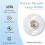 12Pcs Medium Base E26 Lampholder Keyless Top Lamp Holder Ceiling Light Sockets White Phenolic Bulb Socket CFL Lampholder 4