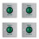 4X Door Exit Push Button Release  Opener Stainless Steel Panel for Door Access Control System Entry Open 1