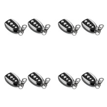 8Pcs 433.92MHz Universal Remote Control for Garage Doors and Gates 4-Button Keychain Duplicator Garage Door Opener
