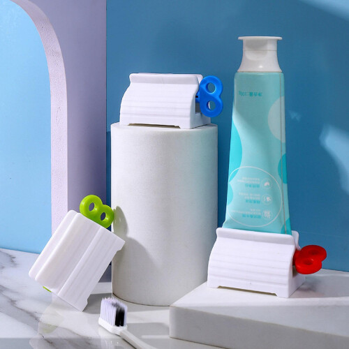 Toothpaste Tube Squeezer Blue – Manual Toothpaste Squeezer for Easy Tube Squeezing and Bathroom Organization 2