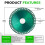 32Pack INDESTRUCTIBLE DISC 2.0 -Indestructible Disc 2.0 Cutting Disk, Angle Grinder Disc 7