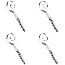 4X Danish Dough Whisk - Stainless Steel Seamless Wisking Tool for Sourdough Bread Baking, Pizza, Pastry, Cake Batter