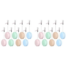 16 Pezzi Macaron Pulisci Schermo per Telefono Cellulare Spazzola per Pulizia Schermo Tergicristallo con Ciondolo Decorativo per Chiave Cellulare