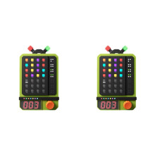 2X Neues Super-Decoder-Brettspiel, Knacken Sie Den Code, Puzzle, Elektronische Spiele für Kinder, Schloss Knacken, Herausforderung, Logik-Spielzeug,