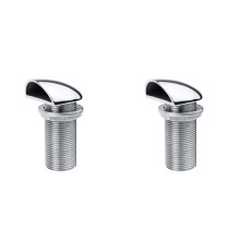 2X Universal Air Hole 316 Stainless Steel Shell Vent Oil Tank Ventilation Exhaust Valve 1/2inch for Yacht RV Boat