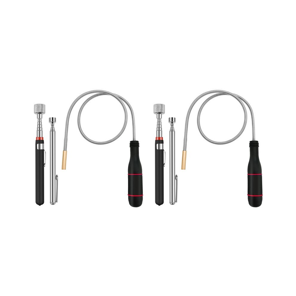 6 Pack Magnetic Pickup Tool- Extendable Magnet, Telescopic Magnetic Pick- Tool, Bendable Flexible Magnetic Pickup Tool 6031409437689