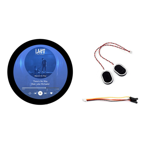 2X ESP32-S3 Development Board with 1.85inch Round LCD Touch Display Support WIFI BT5 LVGL GUI 1