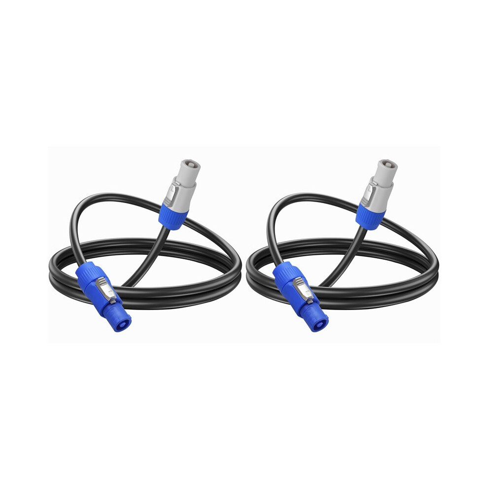 2X 16Awg Powercon Power Cable Ac Powercon Input To Powercon Output 15A 3Pin Power Extension Cable 6033514738330