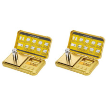 2X Digital Jewelry Scale 200g 0.01g Pocket Scales with 50g Calibration Weight Scale for Professional Weighing