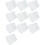 200pcs Plastic 30-Hole Loose Leaf Binders Ring Combs 85 Sheets Capacity for DIY Notebook Album Transparent 1