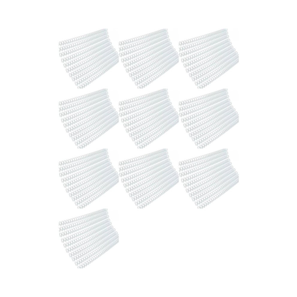 200Pcs Plastic 30-Hole Loose Leaf Binders Ring Combs 85 Sheets Capacity For Diy Notebook Album Transparent 4712151061293