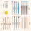 4X Pottery Tools for Sculpting,Clay Tool Kit for Carving,Ceramic Tool Set for Modeling,Ceramics Tools Kits 4