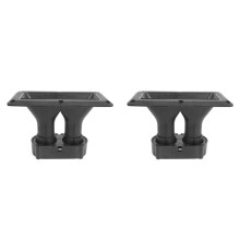 2X Kit de Alto-Falante de Corneta Piezoelétrico de Alta Potência de 150 W com Design Piezoelétrico para Ampla Dispersão Sonora