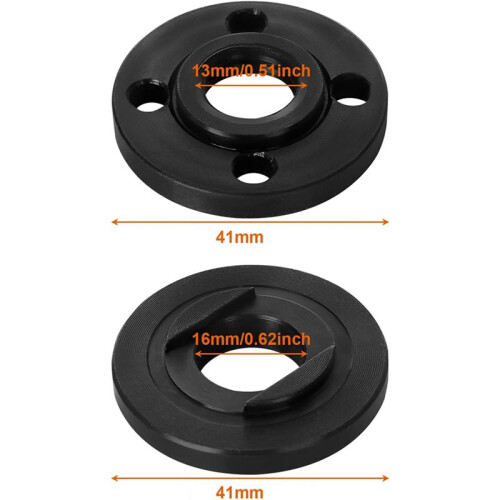 24pcs Angle Grinder Flange Nuts 5/8inch-11,with 2pcs Spanner, Angle Grinder Flange Replacement Angle Grinder Attachments 2