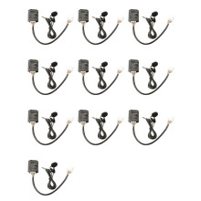 10X for RAV4 AUX Adapter Handsfree Disc Box Harness with Microphone Connection Module