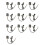 10X for  RAV4  AUX Adapter Handsfree Disc Box Harness with Microphone  Connection Module 1