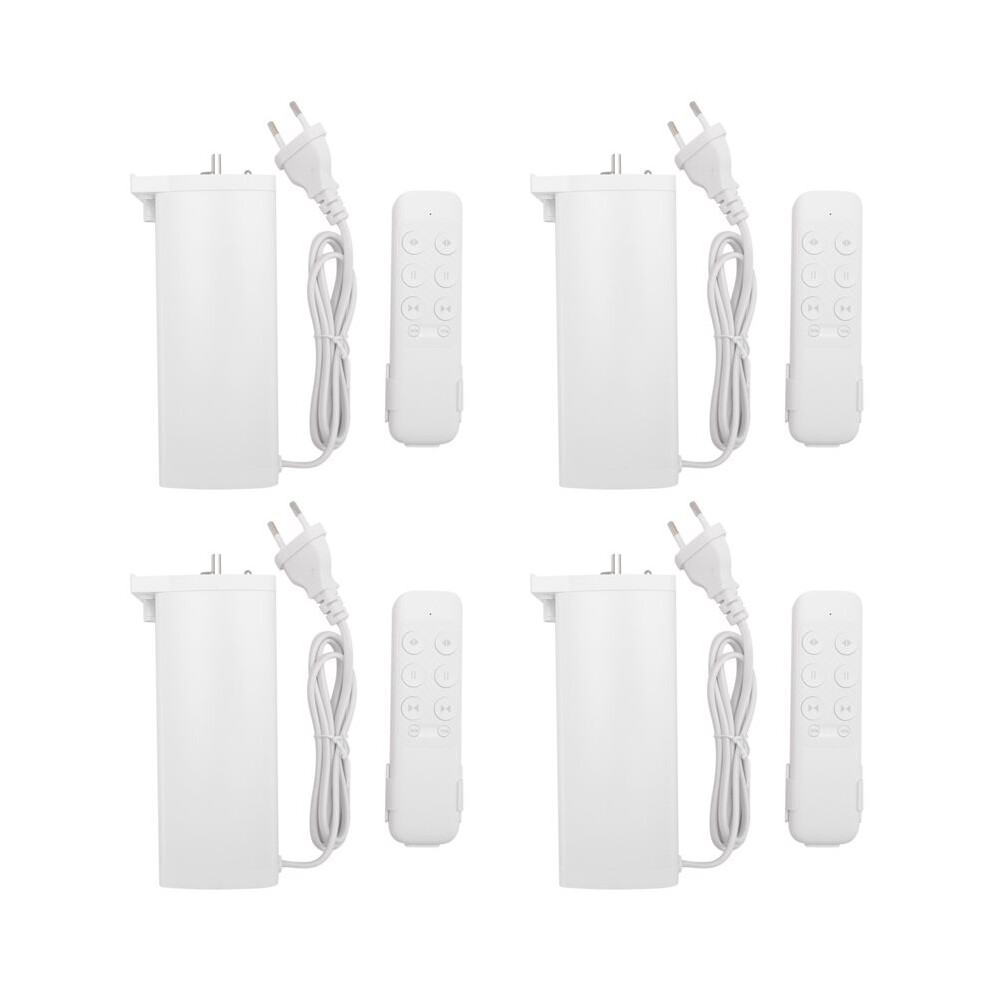 4X Tuya Zigbee Electric Curtain Motor With 2 Channel Remote Intelligent Shutter Motor For Alexa Eu Plug 6032003093257
