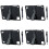 4pcs 10.1 Inch Tablet Case Silicone Case Tablet Stand Universal Tablet Case Adjustable Stand with Capacitive Pen 1