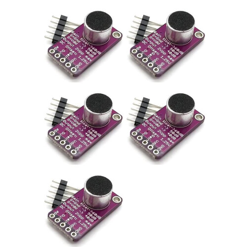 5X MAX9814 Microphone Amplifier Module MIC Microphone Sound Amplification for Audio Projects and Sound Systems