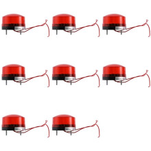 8X AC 220V Industriële LED-Flitser Stroboscooplamp Ongevalwaarschuwingslamp Rood LTE-5061 de