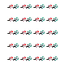 20X Short Stubby Phillips Slitsad Skruvmejselsats