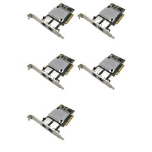 5X 10G Double Port Ethernet Network Card X540-T2 PCIE-X8 X16 Nework Extend Adapter Support for Synology NAS