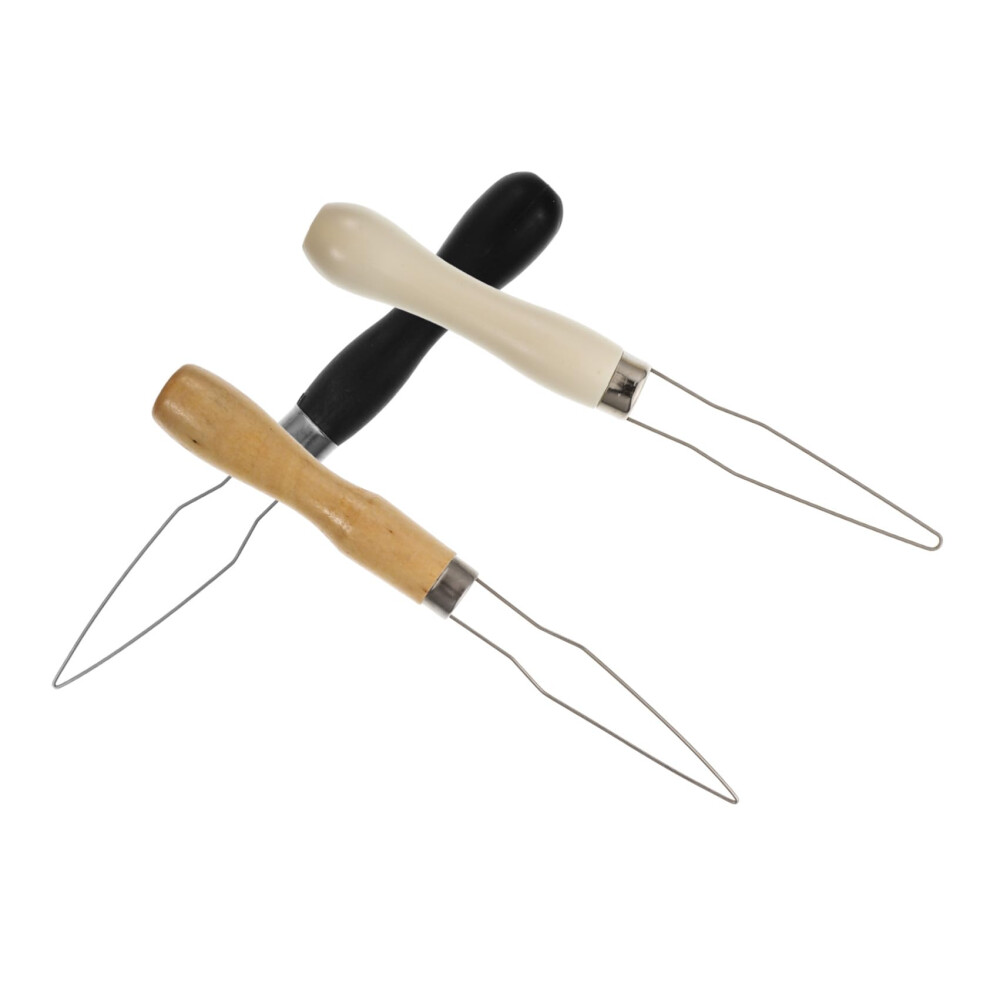 3pcs Button Aid Tool and Zipper Puller Set for Seniors with Arthritis, Ergonomic Handle and Smooth Wire Loop