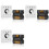 3X RF Wireless Wall- Mounted Touch Panel Dimmer Control for DC5-24V 30A Single Color LED Strip Lighting 1