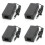 4X Input AC 100-240V 50/60Hz Output  12V 4A Power Adapter Black 1