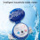 4X  Water Meter Mechanical Rotary Pointer Counter Flow Water Meter Digital Display Water Measuring Tools 4