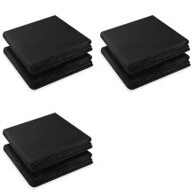 Couverture de Soudage en Feutre de Carbone Ignifuge - Lot de 6 Paquets de 20 X 36 Pouces Tissu Résistant à la Chaleur Coussin Isolant Haute