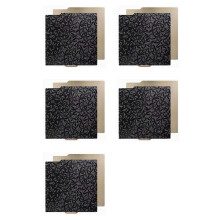 5X 3D-Printer PEO PEI-Bouwplaat voor Bambu-Lab X1/X1C/X1E/P1P/P1S/A1, 257x257 mm Dubbelzijdige PEO+PEI Verenstaalplaat