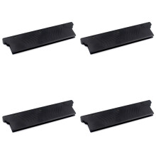 4X RAM Heatsink Radiator Koeling Koellichaam Koeler voor DDR2 DDR3 DDR4 Desktop Geheugen Warmteafvoer Pad Zwart