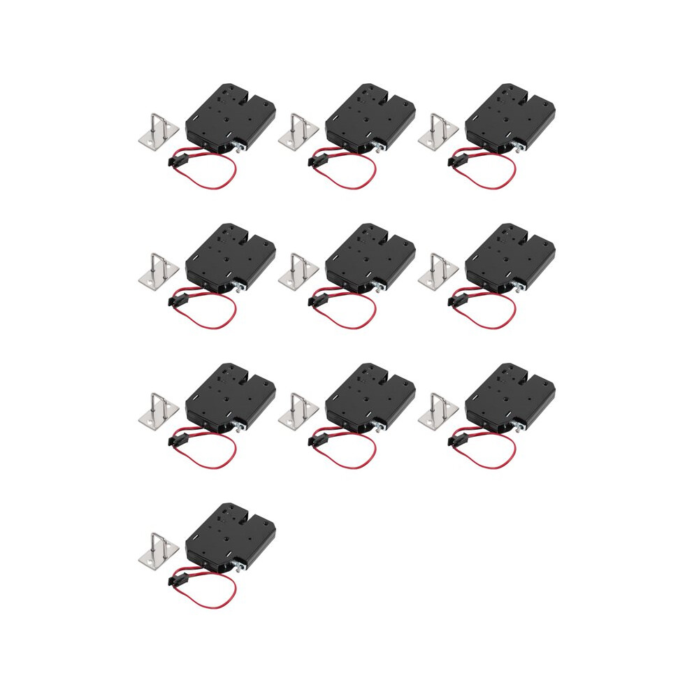 10X 12V 2A Electric Magnetic Lock 150Kg/330Lb Fail Safe Holding Force Electromagnetic Door Access Control Cabinet Boxes 6032425812085