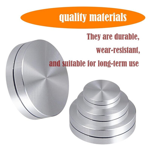 4 Pack Ceramic Pottery Throw Trimming Rotary Tools, 25mm/30mm/38mm/45mm Pottery Turntable for Artists 1