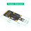 2X M.2 Key B to  PCI-E Adapter Strap Dual  SIM Card Support 3G/4G/5G Adapter Multi-Function Convenient Module 6