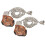 4pcs Ceiling Fan Light ,E87438 Fan Lamp  with 11in Beaded Pull Chain,6A 125VAC, Electrical Pull Chain 2
