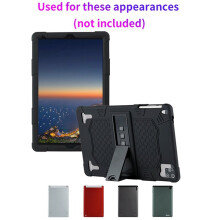 4pcs 10.1 Inch Tablet Case Silicone Case Universal Tablet Case Adjustable Stand with Capacitive Pen for 26x16cm Flat Panels
