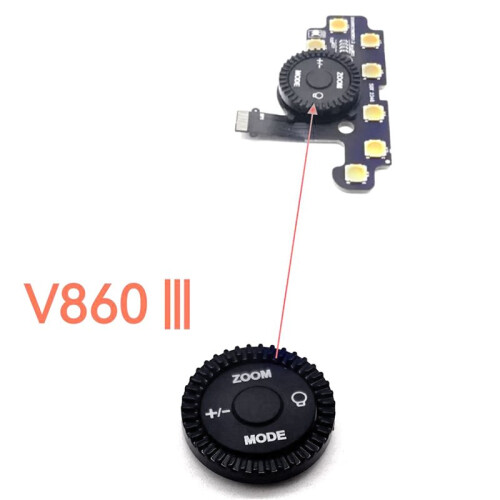 3X Replacement Model Dial for  V860 III Flash - Durable & Easy to Install Repair Part 2