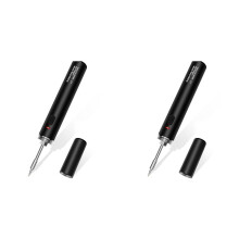 2X Ferro de Solda USB de Carregamento Ferro de Solda Elétrico USB 18350 Bateria de Lítio Terceira Engrenagem Comutação de Temperatura de Trabalho