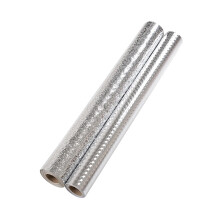 Stainless Steel Contact Paper Peel and Stick Heat Resistant Backsplash 60cm x 2m Silver 3D Squares