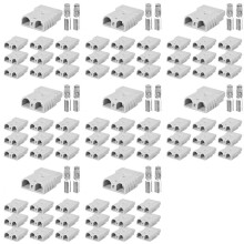80Pcs for Anderson Style Plug Connectors Power Tool 50A 12-24V 6AWG Double Pole with Copper Contact Power Connectors