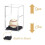 3X Baseball Display Case UV Protected Acrylic Baseball Display Cases Display Cases for Any Baseball 4