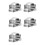 5pcs 65mm CNC Spindle Motor Clamp Mounting Bracket,Spindle Motor Mount Support with 20pcs Screw 1